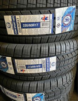 235/60R17 Set Of 4 Lion Sport New Tires