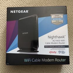 Netgear C7000 Nighthawk AC1900 WiFi Cable Modem Router