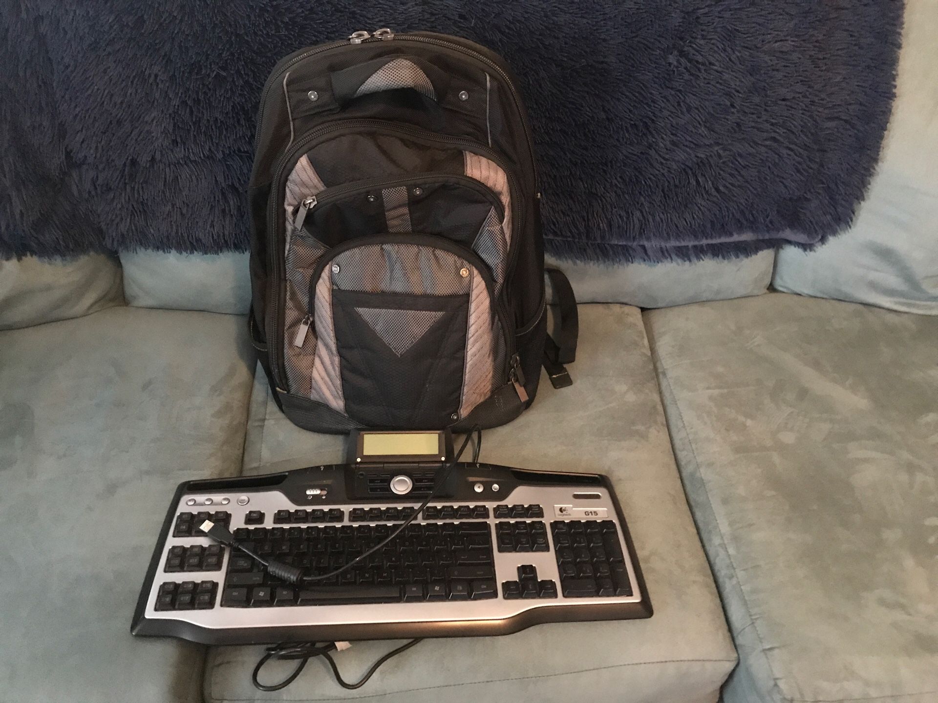 Logitech External Keyboard and Laptop Backpack