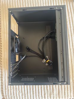 Mid-Tower ATX PC Case with Fan and Cables