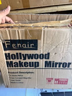 Fenair Hollywood Makeup Mirror with 9 Bulbs