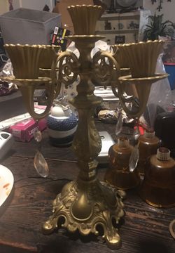 Italy brass candle vintage