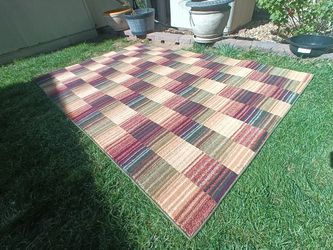 93" x 63" Beautiful Multicolor Area Rug Carpet 