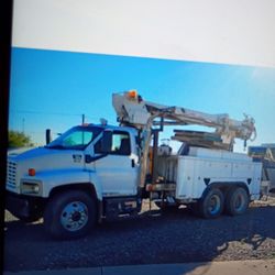 Gmc C7500 Chevy Digger Derrick Terex Crane