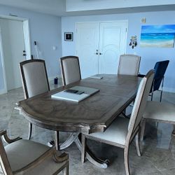 6 Chair Dining Table Set $499 OBO