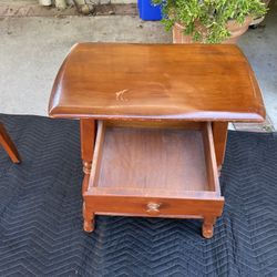 1 Drawer Wooden Night Stand
