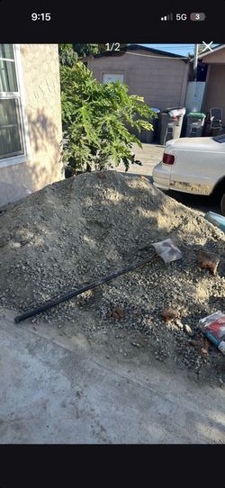 Free! Mixed gravel for cement. Free!