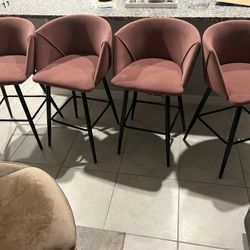 Set Of 4 Bar Stools