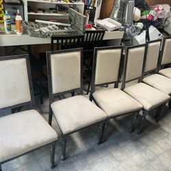 6 Dinning Room Chairs 