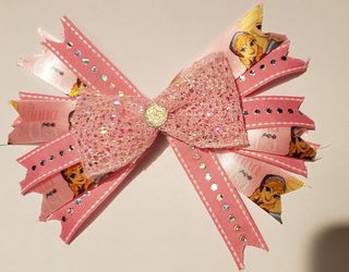Anna and Elsa hair bow