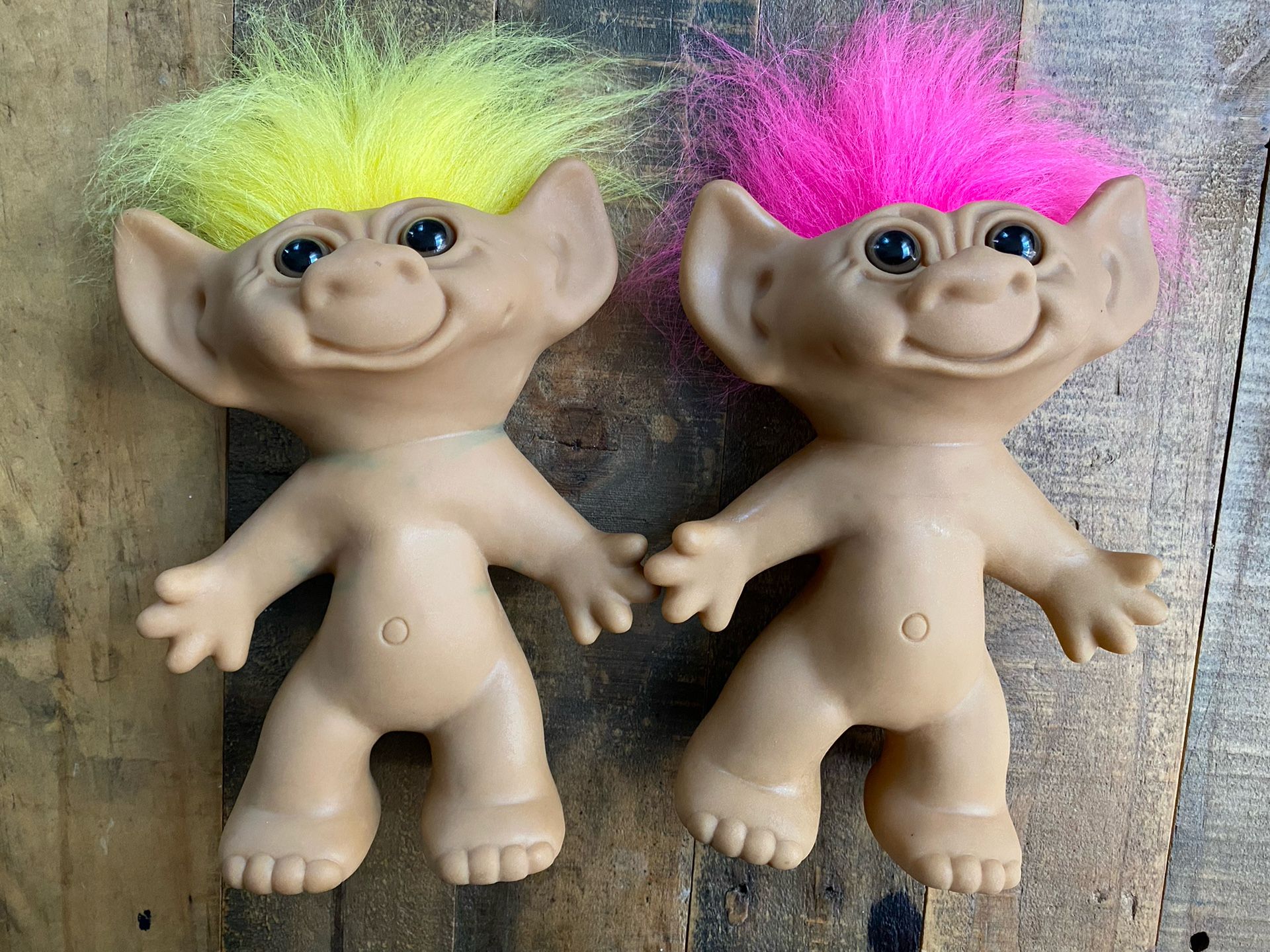 Vintage 1970’s Troll Dolls-Uneeda Wishnik Brand