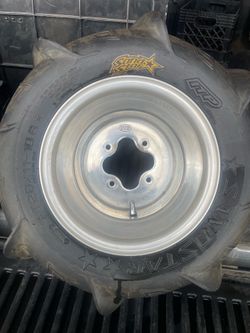 Wheels set of 2 sand tires AT20X11-10R