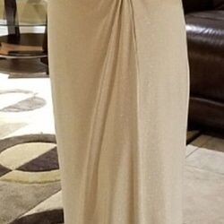 Gold dress