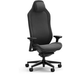Fractal Design Refine Fabric Dark Gaming Chair - Ergonomic Office Desk Chair Functionality with 4D Adjustable Armrests, High-Back Support, Lumbar Cush