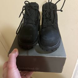 toddlers timberlands size 7 black 