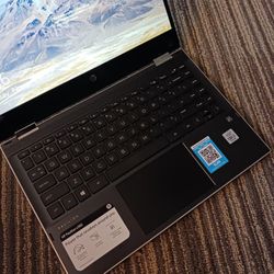 2021 HP Touchscreen X360 2 in 1 Laptop/Tablet Intel 10th Gen CPU 8 GB Ram 256 GB SSD Webcam HDMI Wi-Fi Bluetooth Windows 10 