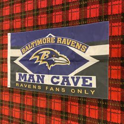 Brand New Baltimore Ravens Banner Flag 