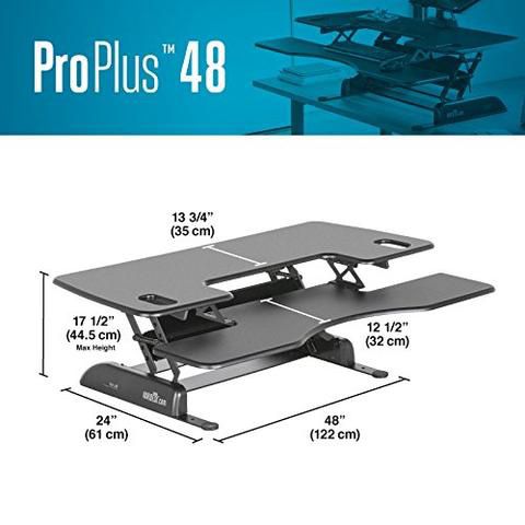 Varidesk ProPlus48” Sit Stand adjustable desk