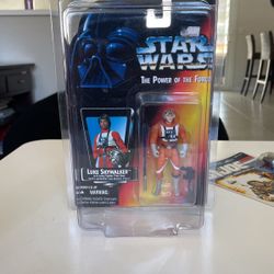 Vintage 1995 Star Wars Luke Skywalker The Power Of The Force Action Figure NIP