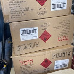 6 Boxes Of Hand Sanitizer 