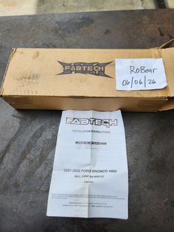 Ford Bronco 6g HD tie rods