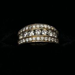Unisex 10kt 1ct Diamond Ring 