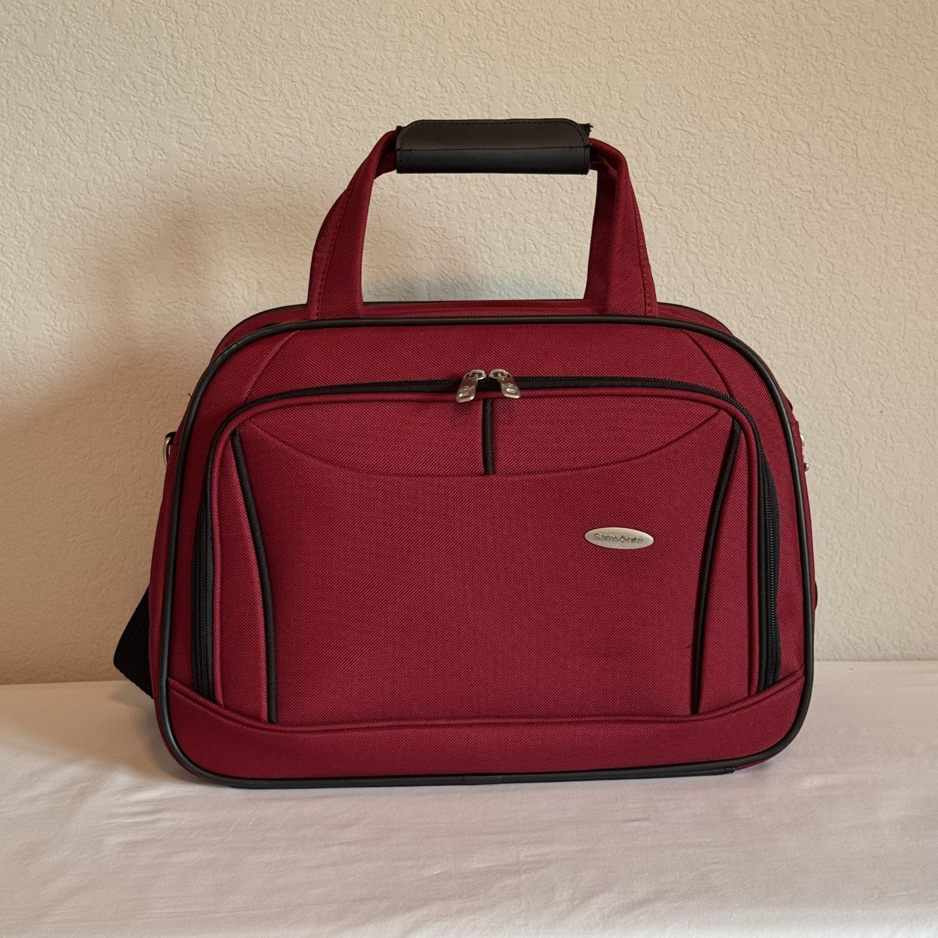 Samsonite Red Carry On Travel Bag For Laptop/iPad  