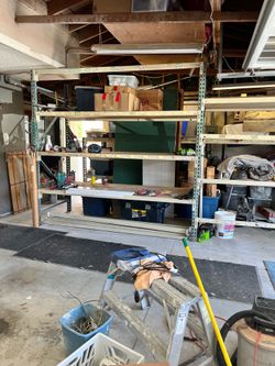 17 ft Commercial Pallet Storage Shelves