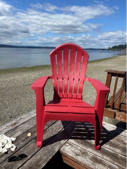 Plastic Adirondack chairs set of 4