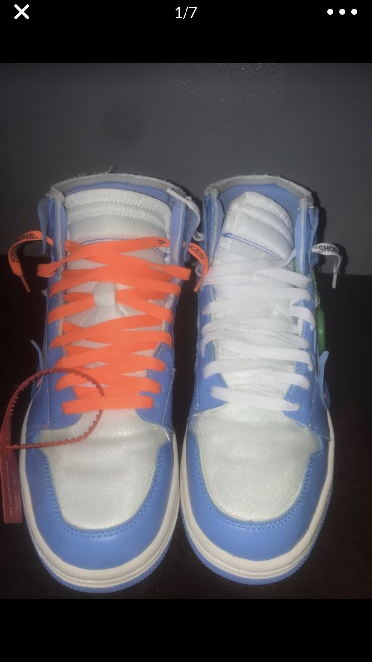 Jordan 1 off white unc