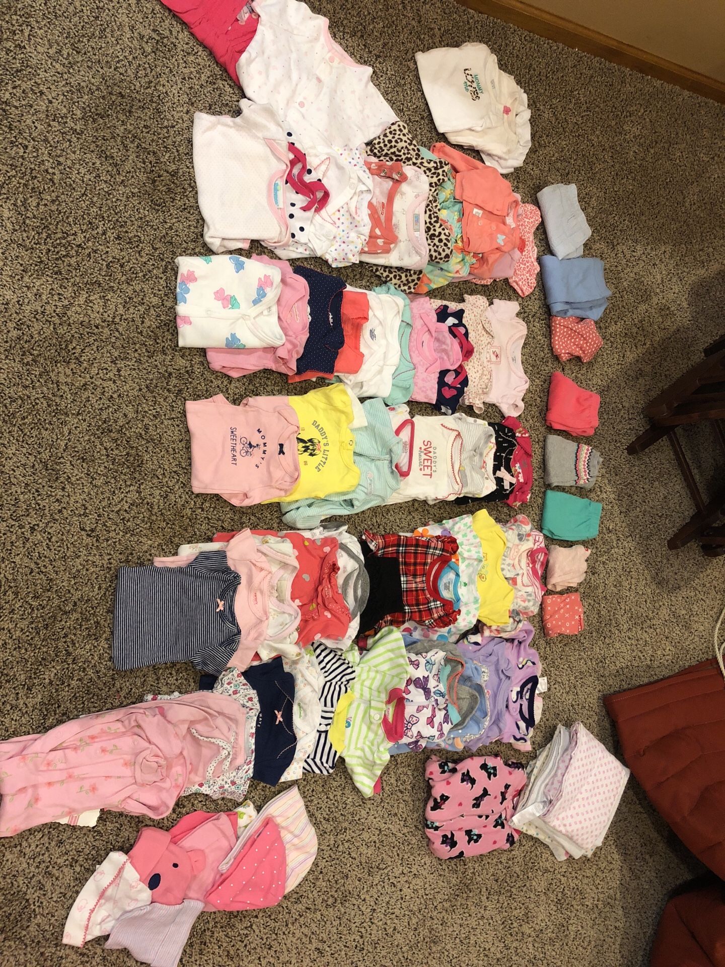 Baby clothes. Newborn.