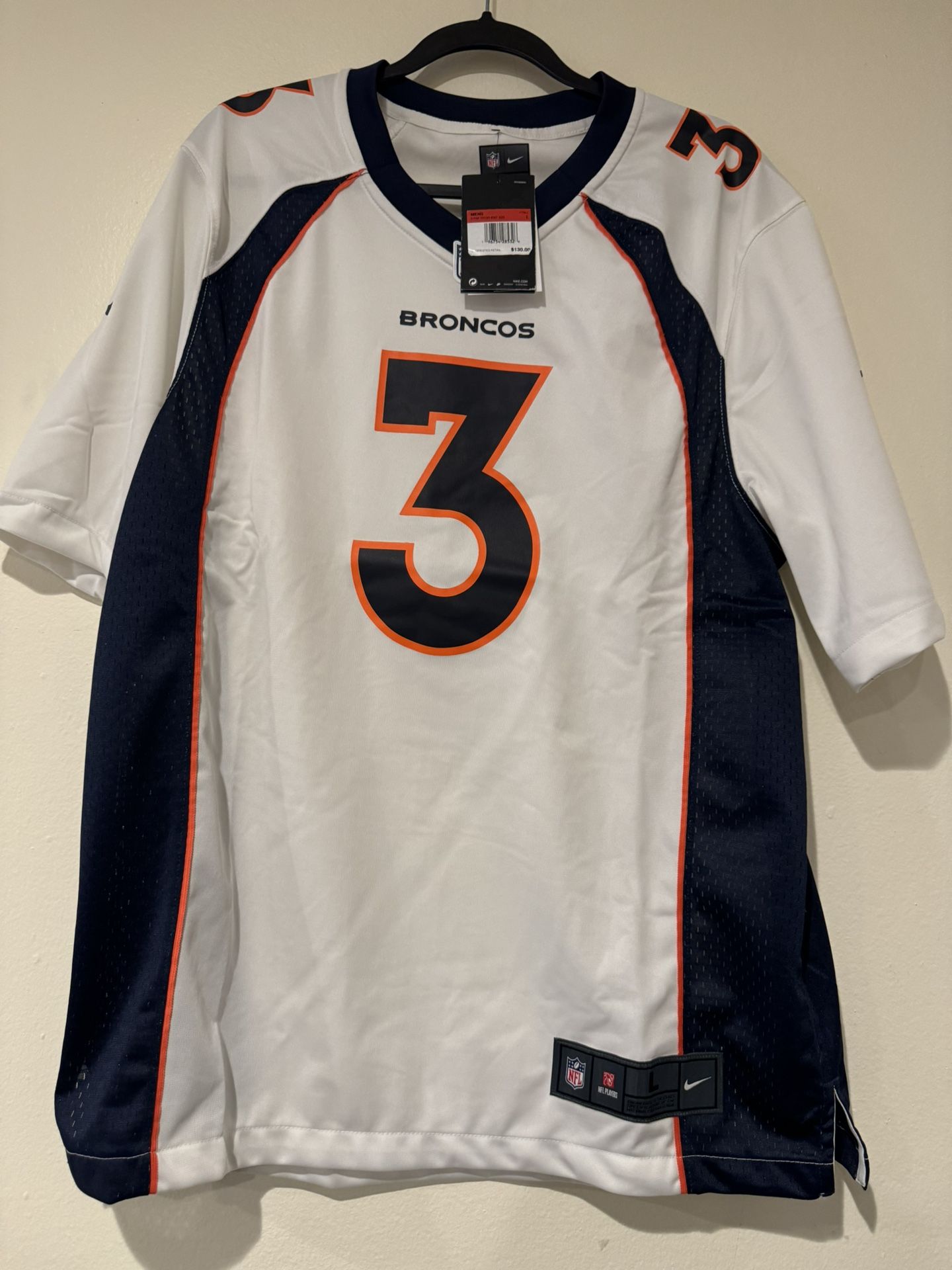 Nike Broncos Russell Wilson Football Jersey Size Large Men New