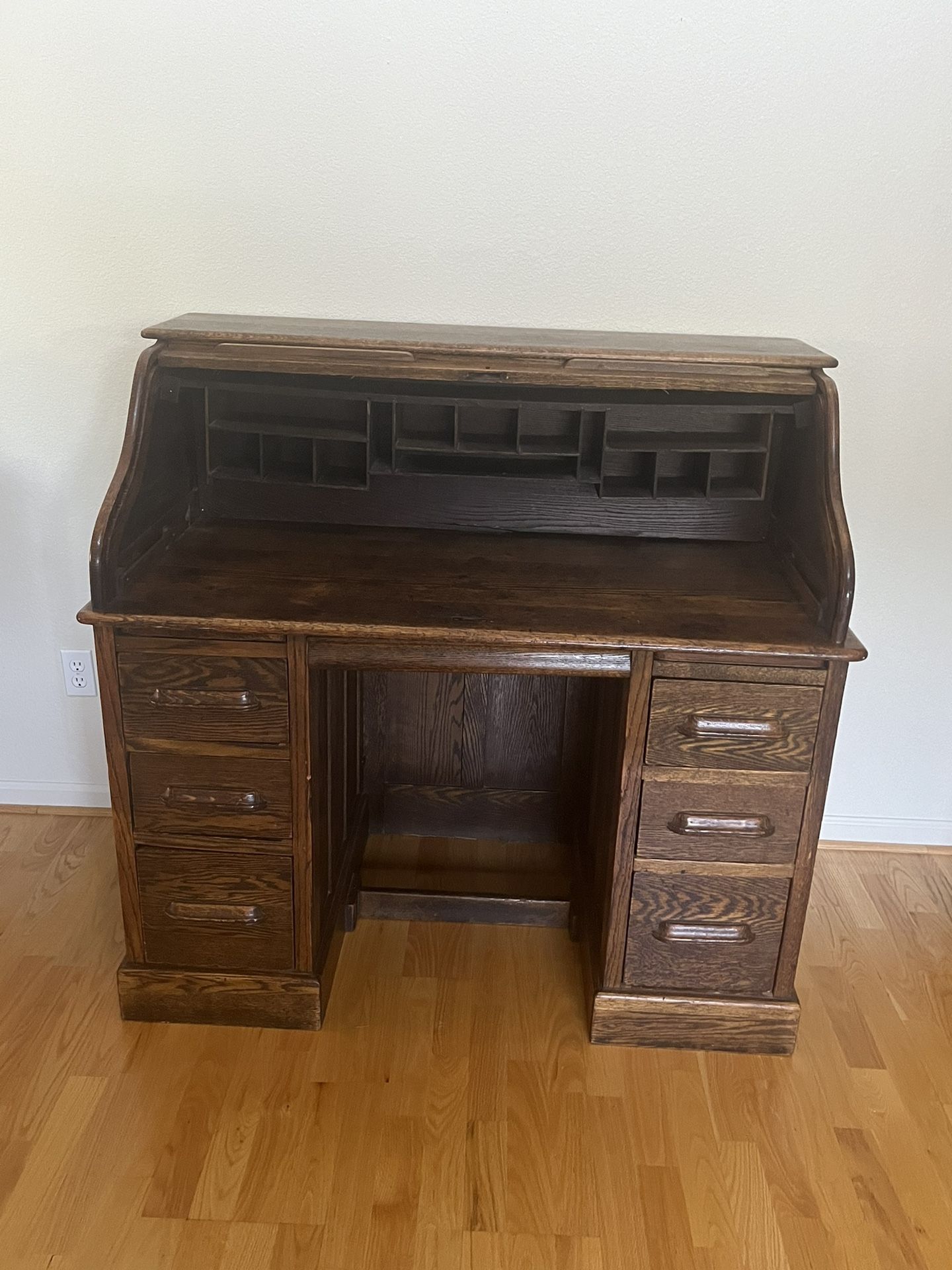 Antique Roll Top Desk
