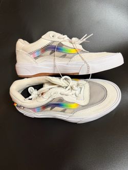 Vans Low-Top Sneakers with Rainbow Stripe