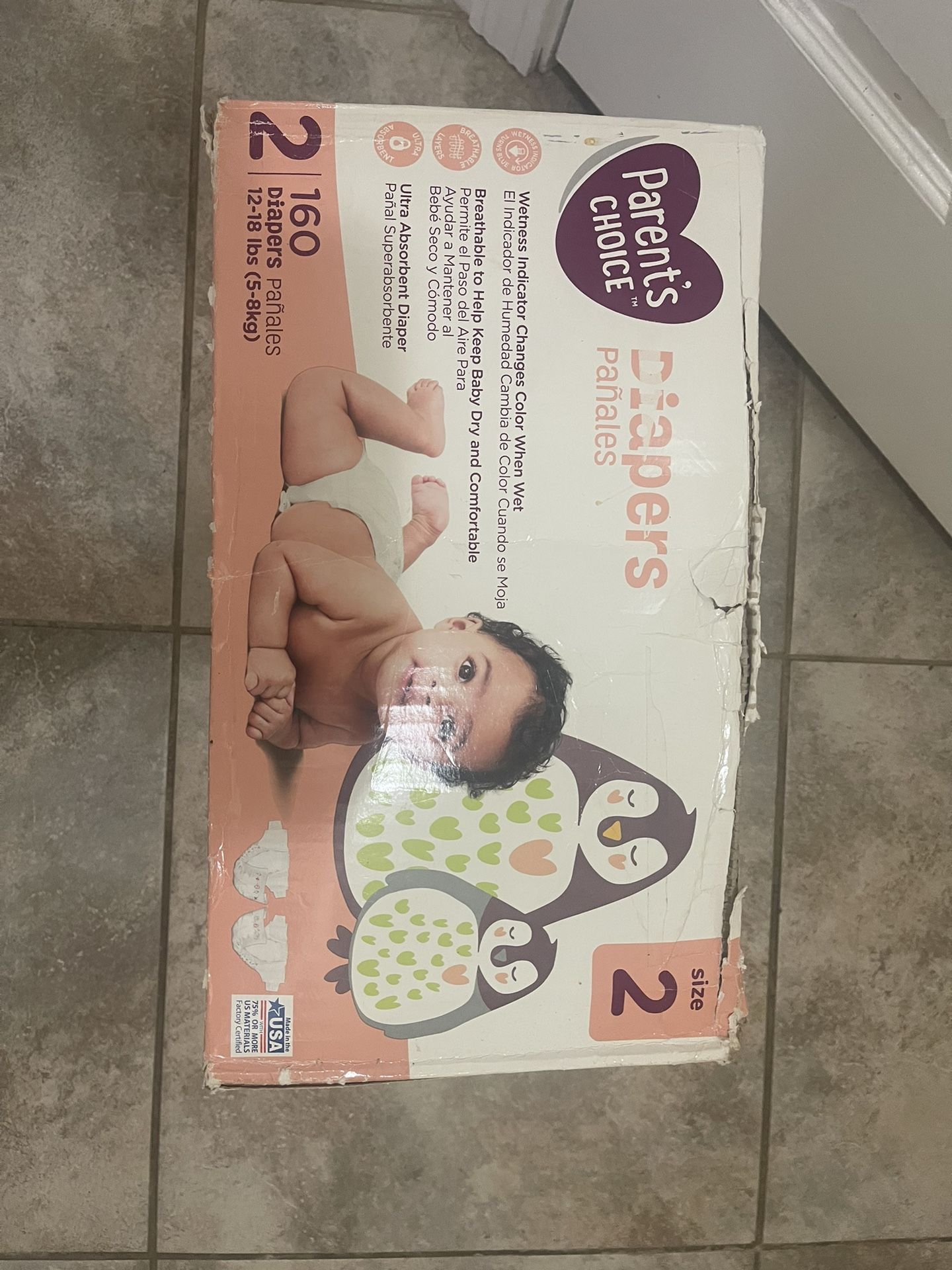 Parents Choice Diapers Size 2