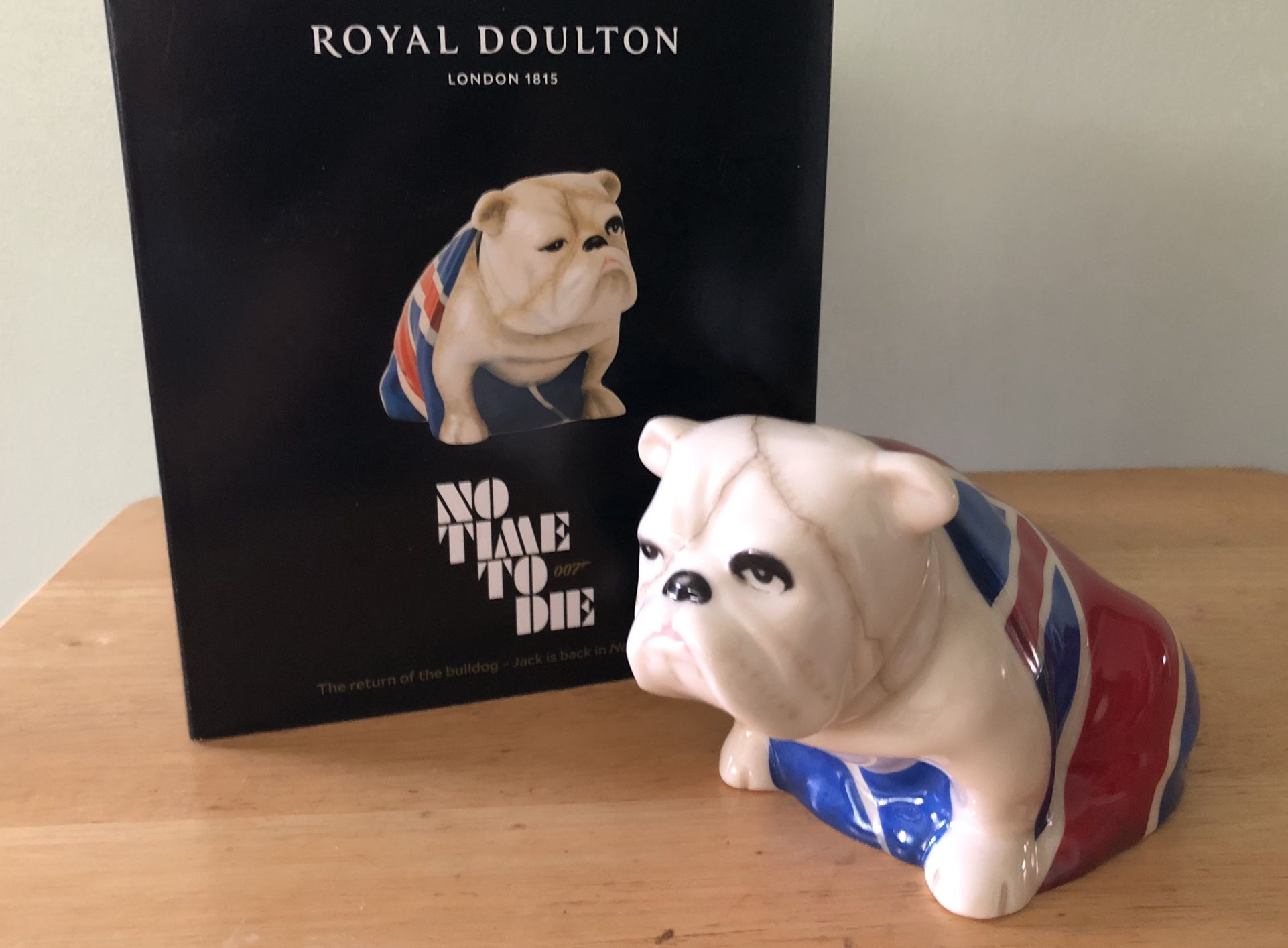 Royal Doulton Jack Bulldog 007 “No Time To Die”