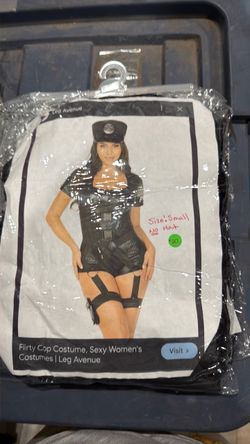 Leg Avenue Flirty Cop Costume, Size Small