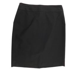 Banana Republic Women's Black Stretch Wool Pencil Skirt Classic Size 8