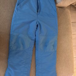 LL Bean Snow Ski Pants unisex 12 blue 271284 Thinsulate Insulated with tag