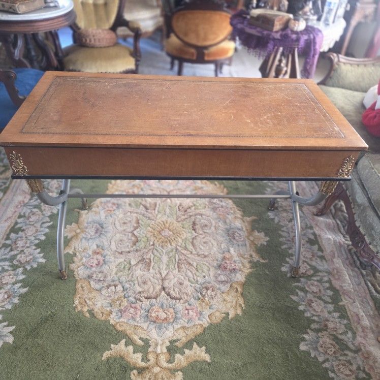 Antique 1920s Regency Style  Neo Classical Desk