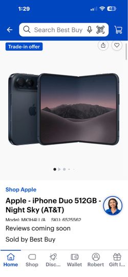 Apple IPhone Duo BRAND NEW SEALED Night Sky 512 GB