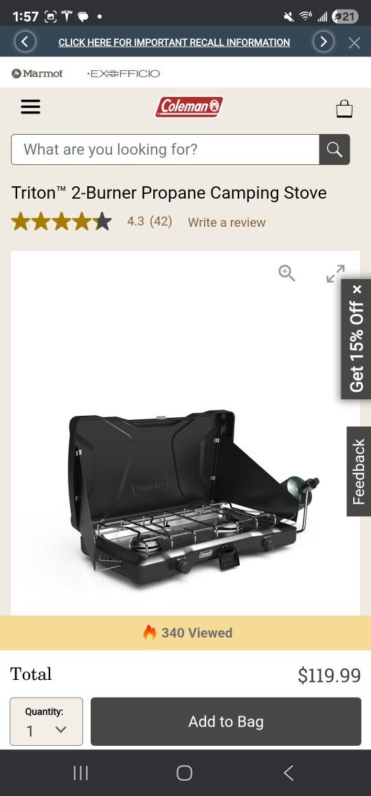 Coleman Triton Series