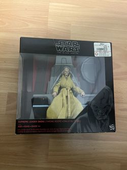 Star Wars Snoke black Series Figure And Chair