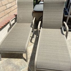 Set Of Two Lounge Chairs