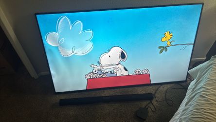 60in TCL Flat Screen, 4k Apple TV, Sound Bar (All in Great Condition)
