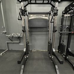 2IN1 Half Rack Functional Trainer Cables