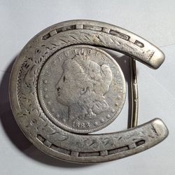 Silver Belt Buckle 74 Grams