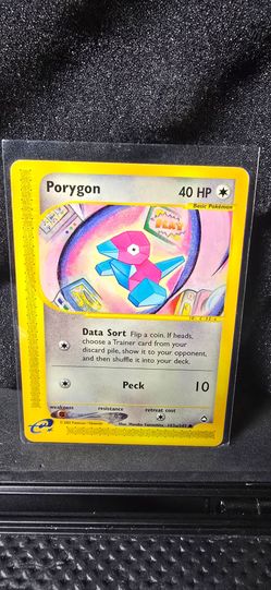 Porygon 103a/147 Aquapolis Pokemon Card E-Reader Card