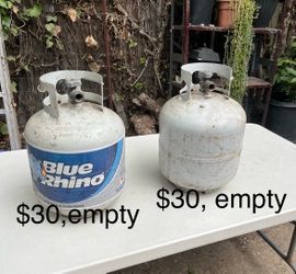 Propane gas tank