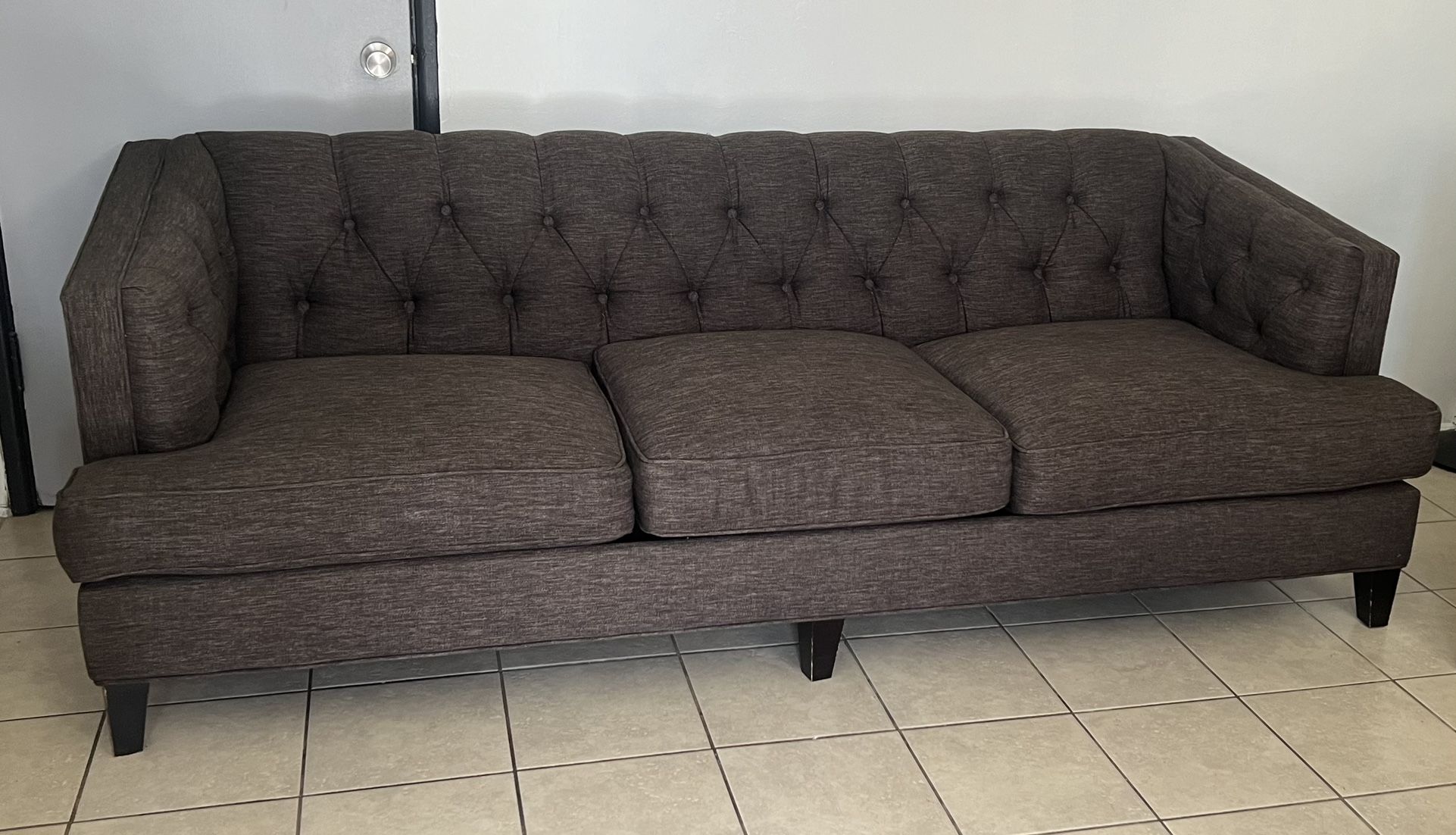 Grey Three Seat Couch